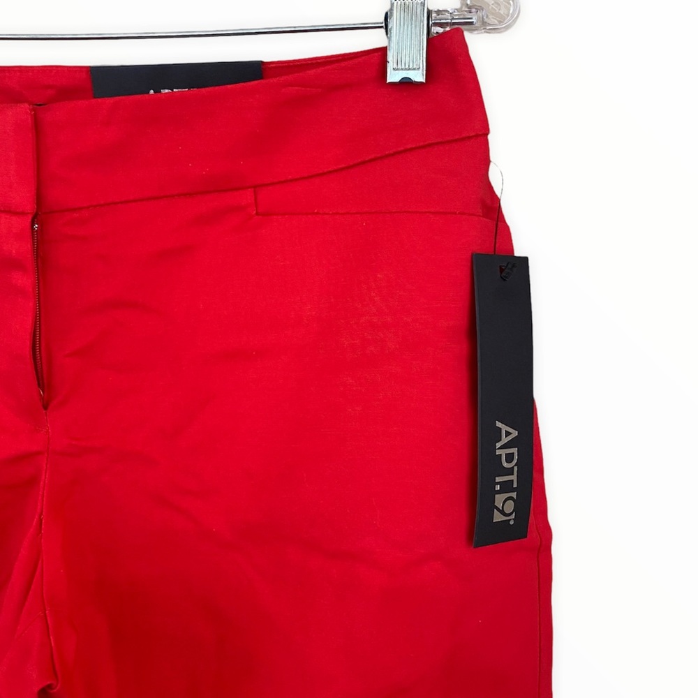 Apt. 9 NWT Red Cuff Mid Rise Shorts Size 6‎ - Picture 3 of 6